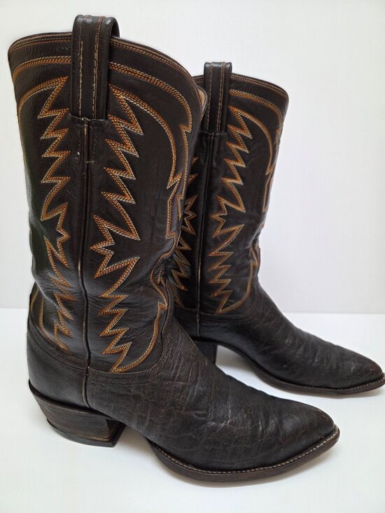 Vintage Tony Lama Elephant Boots, Mens Size 9.5D main image 6